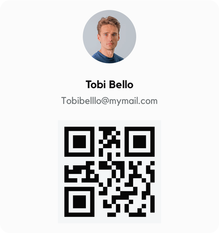 QR card